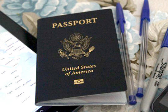 Renewed U.S. Passport book