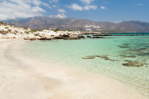 Elafonisi Beach on Crete in Greece