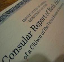 The Consular Report of Birth Abroad is issued by embassies and consulates of the United States to children born abroad to US citizen parents. Consular Report of Birth Abroad