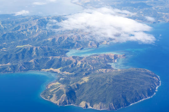 Aerial view of Boracay Island