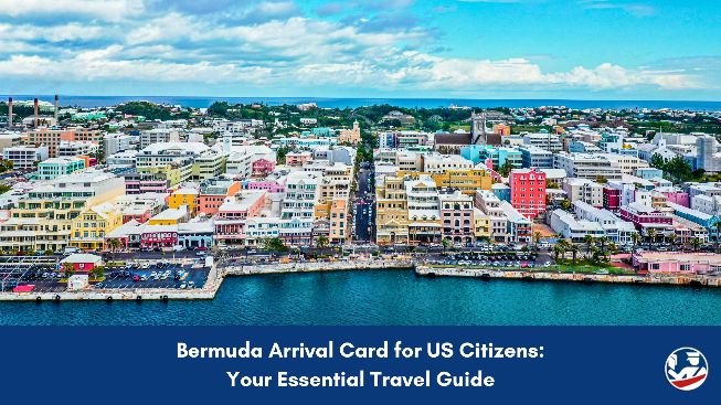 A guide for US Citizens on the Bermuda Arrival Card.