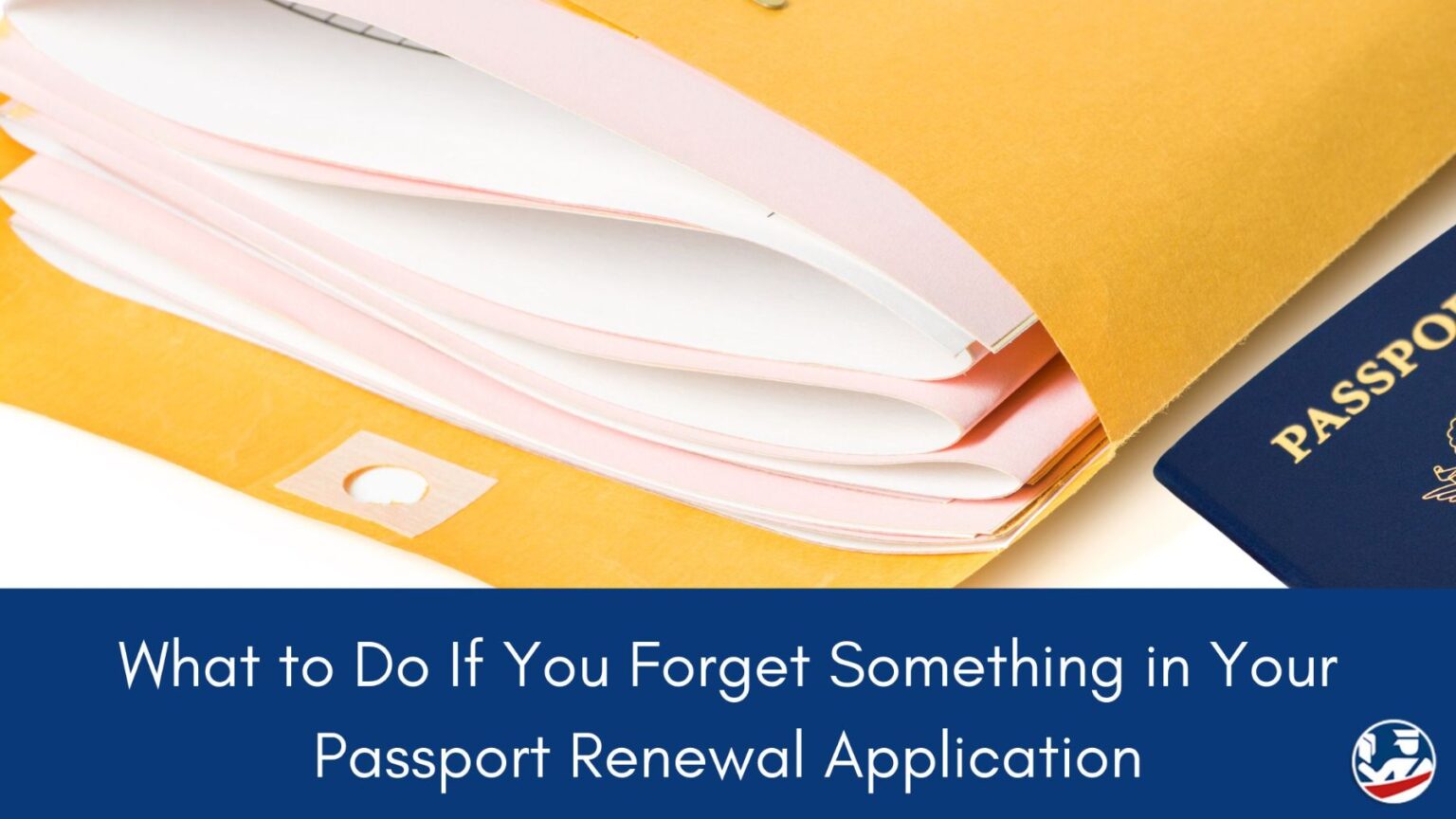 Passport renewal application missing a required item