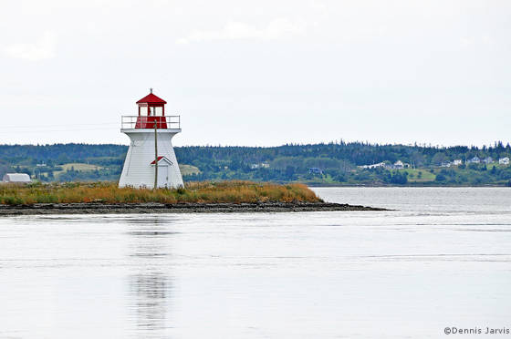 Lighthouse at Cape Breton, Nova Scotia, Canada