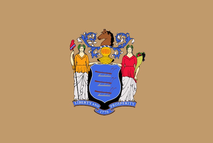 new jersey state flag.