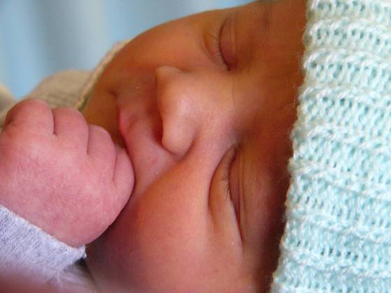 Newborn baby boy