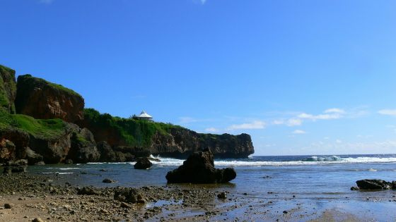 Northern Mariana Islands secluded beach view