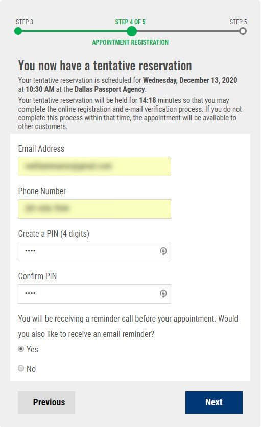 usps passport schedule an appointment