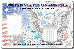 Passport Card Front