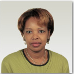 Passport photo of female.