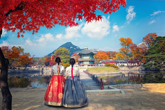 South Korea Mountain Temple