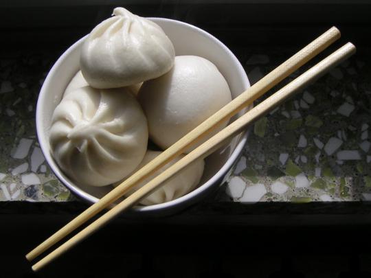 Stuffed Steamed Buns in Beijing China