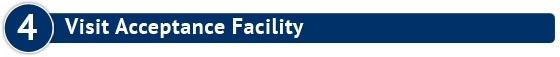 Step 4: Visit Application Acceptance Facility