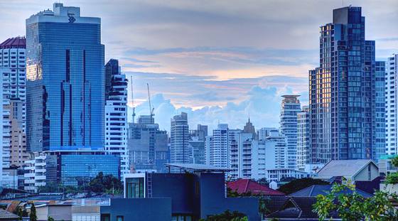High rise buildings in Bangkok