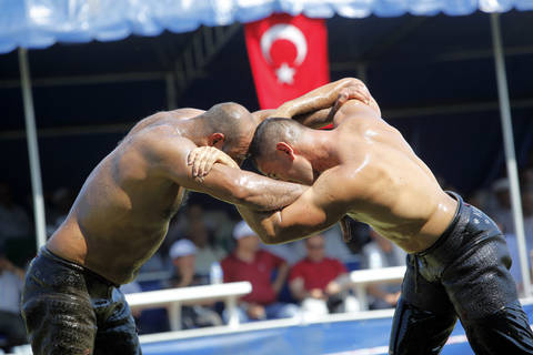 Turkish Oil Wrestling Competition