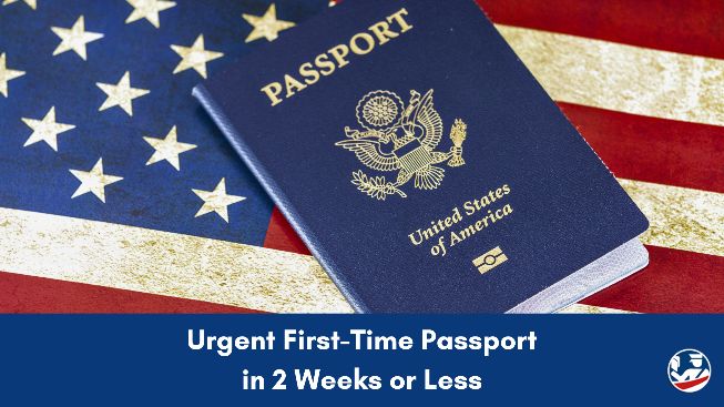 Urgent First-Time Passport in 2 Weeks or Less