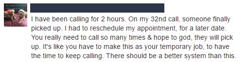 2 hours to schedule appointment at passport facility