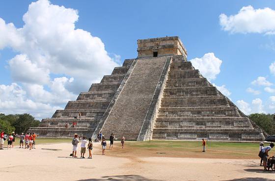 Chichen Itza Pyramid Kukulcan Mexico.