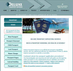 Deluxe Passport Express Expediting Service