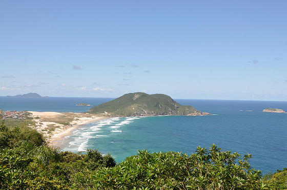 Beach in Florianopolis Brazil.