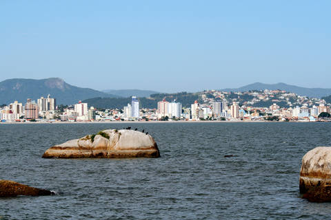 Distant view of Florianopolis Santa Catarina Brazil