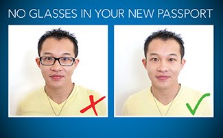 No Glasses in Your New Passport starting November 1