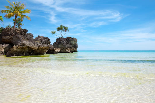 Paradise Beach Boracay Island Philippines