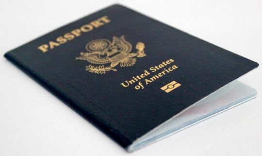 United States passport book