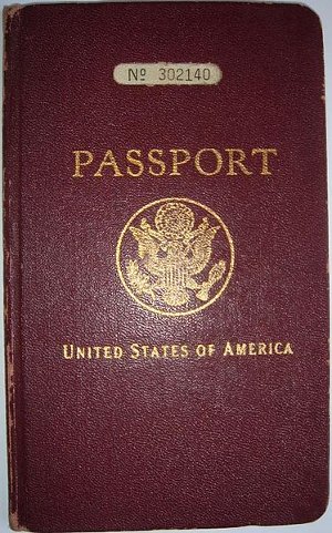 red American (US) passport from 1930