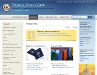 US Department of State Passport Service website.