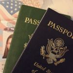 Old and new passport books