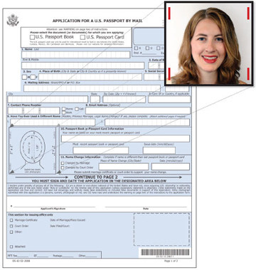 How to Affix Passport Photo to Application