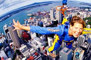 The adventure of Skywoter Sky Jump of Auckland New Zealand is for the courageous few. Sky Tower Sky Jump Auckland New Zealand