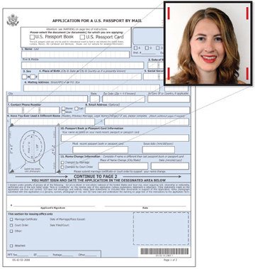 How to Affix Passport Photo to Application